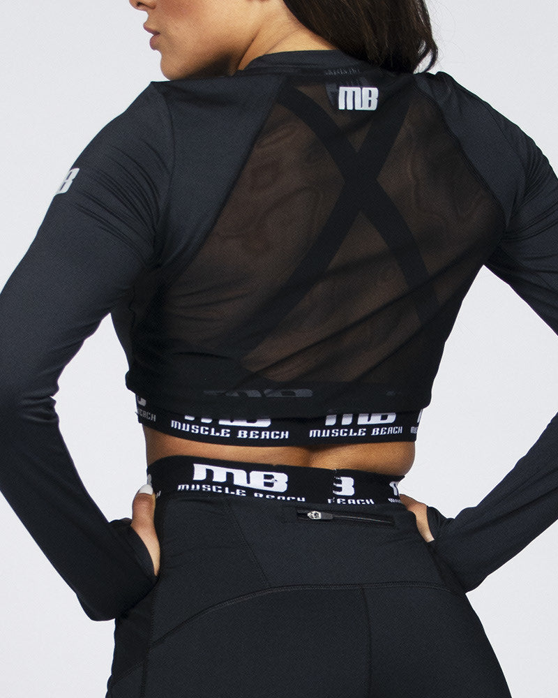MB Mesh Back Crop
