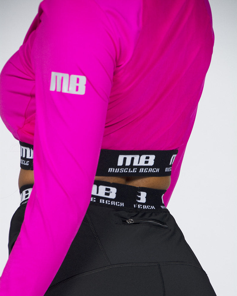MB Mesh Back Crop